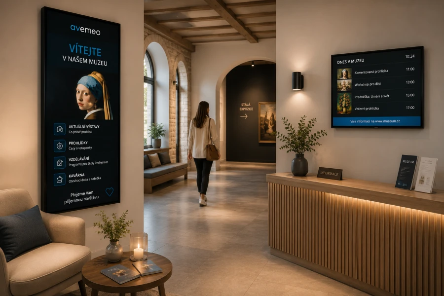 Museums, galleries and trade fairs